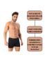 Imagem de Kit com 3 cueca boxer box microfibra poliamida