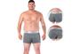 Imagem de Kit Com 3 Cueca Boxer Masculina Plus Size Microfibra Sortido