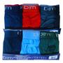 Imagem de Kit com 3 Cueca Slip Dom Marco Microfibra com elástico personalizado