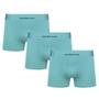 Imagem de Kit Com 3 Cuecas Boxer Box Infantil Juvenil Em Microfibra Sem Costura Selene