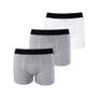 Imagem de Kit com 3 Cuecas Boxer Box Try Basics Algodão Cotton Lisa Básica Casual Moda Masculina