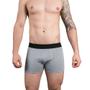 Imagem de Kit com 3 Cuecas Boxer Box Try Basics Algodão Cotton Lisa Básica Casual Moda Masculina