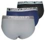 Imagem de Kit Com 3 Cuecas Masculina Slip Elastico Exposto - Algodão