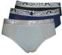 Imagem de Kit Com 3 Cuecas Masculina Slip Elastico Exposto - Algodão