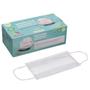 Imagem de Kit com 3 cxs Máscara Descartável Imunitty Azuos Branca - 150un (3 caixas c/50un cada)
