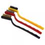 Imagem de Kit Com 3 Escovas De Aço Latão Nylon Para Limpeza Remoção