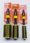 Imagem de Kit com 3 escovas Metallic Pró 15, 25 e 38mm na cor Amarelo - PROART