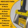 Imagem de Kit Com 3 Espátulas 8,5" de Aço Polido Profissional Multiuso Para Massa Gesso e Outros Lugatools
