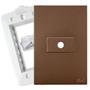 Imagem de Kit Com 3 Espelhos Com Furo Placa 4x2 Chuveiro Corten Fosco Recta