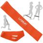 Imagem de Kit com 3 Faixas Elasticas + 3 Mini Band Forte, Media e Leve Liveup Sports