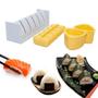 Imagem de Kit Com 3 Formas Culinária Japonesa Molde Oniguiri Sushi