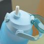 Imagem de Kit com 3 Garrafas De Água Com Canudo Squeeze 2 LITROS - 1LITRO  e 500ML
