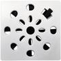 Imagem de Kit com 3 Grelha Quadrada 9,4 X 9,4cm com Anti-inseto em Pvc Astra
