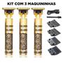 Imagem de Kit com 3 Hair Trimmers  Dragao Dourado