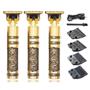 Imagem de Kit Com 3 Hair Trimmers Dragao Dourado