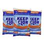 Imagem de Kit com 3 keepclor dicloro 40% pratic line saco 1kg