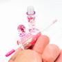 Imagem de Kit com 3 Lip gloss labial 2 em 1 com glitter e cheiro de fruta hidratante volumoso