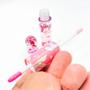 Imagem de Kit com 3 Lip gloss labial 2 em 1 com glitter e cheiro de fruta volumoso