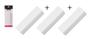 Imagem de Kit com 3 Lixa Bloco Espuma Branco 4 Faces Brilho Profissional