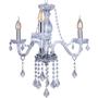 Imagem de Kit com 3 Lustres Pendente Candelabro Para Sala France Nice 3 Lâmpadas Transparente E14 Bivolt