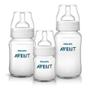 Imagem de Kit com 3 Mamadeiras Anti - Cólica Transparente 125 ml,  260 ml e 330 ml - Phlilips Avent