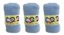 Imagem de Kit Com 3 Mantas Infantil Macia Azul - Nenex