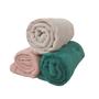 Imagem de Kit Com 3 Mantinhas Pra Bebê Infantil Soft Inverno Criança Toque Macio Quentinha Cores Variadas