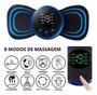 Imagem de Kit Com 3 Mini Massageador Elétrico Portátil Aparelho Massageador Elétrico Recarregável Portátil p/Dor Muscular Pescoço