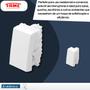 Imagem de Kit Com 3 Módulos Interruptores Intermediário 16a Branco - Fame
