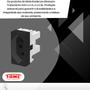 Imagem de Kit Com 3 Módulos Tomada Preto Padrão 20A/250V - Fame