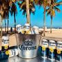 Imagem de Kit Com 3 Packs Com 8 Latas Cerveja Corona Extra Sleek 350Ml
