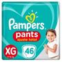 Imagem de Kit com 3 pacotes de falda infantil pampers pants xg com 46 fraldas