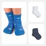 Imagem de Kit com 3 Pares de meia Infantil Lupo 2630-089