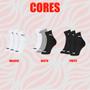 Imagem de Kit Com 3 Pares Meia Esportiva Masculina Cano Médio