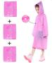 Imagem de Kit com 3 Peças Capa de Chuva Colorido com Capuz Infantil e com Botão