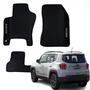 Imagem de Kit com 3 Peças de Tapete Borracha Impermeável Automotivo Jeep Renegade 2015 a 2023 - V5568