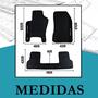Imagem de Kit com 3 Peças de Tapete Borracha Impermeável Automotivo Jeep Renegade 2015 a 2023 - V5568