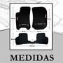 Imagem de Kit com 3 Peças de Tapetes de Borracha Automotivos Fiat Palio Weekend Adventure 2012 a 2018 - V4142