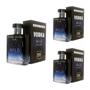 Imagem de Kit Com 3 Perfumes Vodka Wild Masculino 100ml Atacado