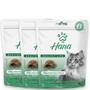 Imagem de Kit com 3 petiscos hana nuggets gatos  skin care - 60g