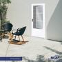 Imagem de Kit com 3 Portas de Aço Postigo 215x85cm com Grade Quadrada Minas Sul Mgm