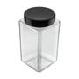 Imagem de Kit com 3 Potes Quadrados 2,2L Preto Invicta