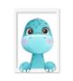 Imagem de Kit com 3 Quadros Decorativo Dinossauros Baby Aquarela infantil