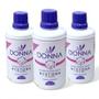 Imagem de Kit com 3 Removedores de Esmaltes com Queratina Donna 100ml - Hidratação e Fortalecimento