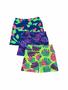 Imagem de Kit Com 3 Shorts Legging Estampada Academia - Sortidas