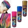 Imagem de Kit com 3 Sprays de Cabelo Tinta da Alegria Azul, Rosa e Ouro 150ml