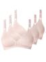 Imagem de Kit com 3 Sutiãs sem Aro e sem Bojo Demillus 61196/61096 Taça B
