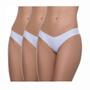 Imagem de Kit com 3 Tangas Corte à Laser BR Lingerie 1135 Microfibra 