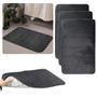 Imagem de Kit Com 3 Tapetes Soft para Banheiro Antiderrapante 40x60cm Macio
