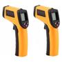 Imagem de kit com 3 Termometros Digital Laser 3 unid Infravermelho  Industrial 
